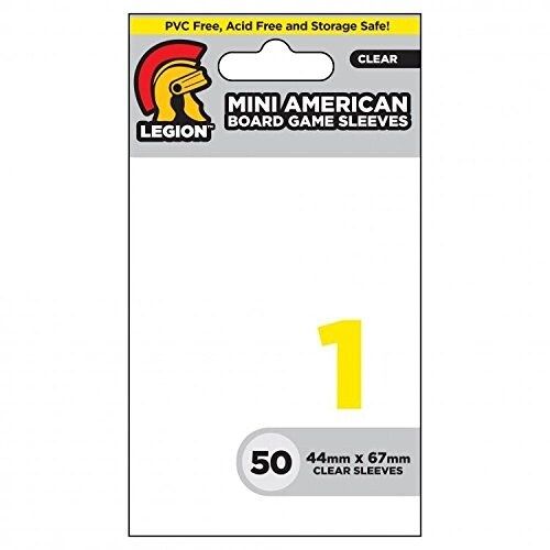  Mini American Board Game Sleeves - Clear