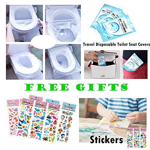  [아마존베스트]Mini Dream Portable Potty Training Seat Folding Travel Potty Toilet Seat with Non Slip Silicone Pads for Toddler Baby...