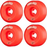 Mini Logo A-Cut Red Skateboard Wheels - 55mm 101a (Set of 4)