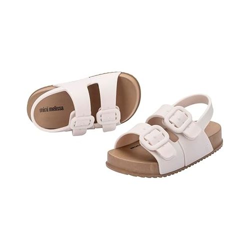  mini melissa Cozy Jelly Sandals for Babies & Toddlers - Summer Sandal w/Adjustable Back Strap, Jelly Shoes for Girls & Boys