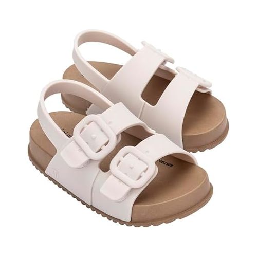  mini melissa Cozy Jelly Sandals for Babies & Toddlers - Summer Sandal w/Adjustable Back Strap, Jelly Shoes for Girls & Boys