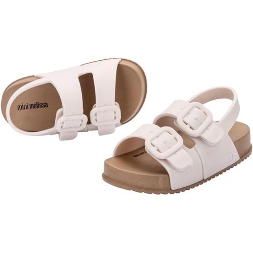  Mini Melissa Cozy Jelly Sandals for Babies & Toddlers - Summer Sandal w/Adjustable Back Strap, Jelly Shoes for Girls & Boys