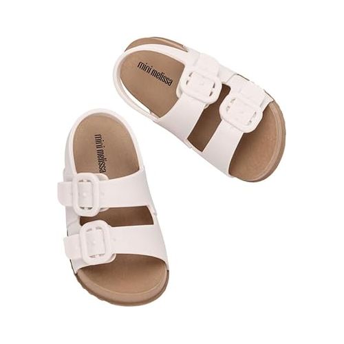  Mini Melissa Cozy Jelly Sandals for Babies & Toddlers - Summer Sandal w/Adjustable Back Strap, Jelly Shoes for Girls & Boys
