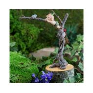 MiniaturExpressions Garden Sprite with Bird on Tree - Miniature Fairy Garden Supply