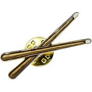 [아마존베스트]Miniblings Drum Sticks Pin Brooch Drum Sticks Percussion Drum Kit Handmade Fashion Jewellery I Pin Button Pins