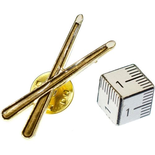  [아마존베스트]Miniblings Drum Sticks Pin Brooch Drum Sticks Percussion Drum Kit Handmade Fashion Jewellery I Pin Button Pins