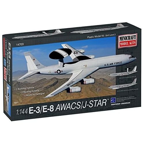  Minicraft E-8 AWACSJoint Star Model Kit (1144 Scale)