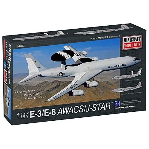  Minicraft E-8 AWACSJoint Star Model Kit (1144 Scale)