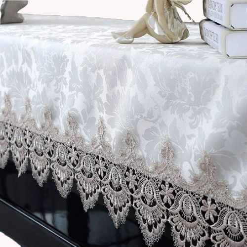 Minimal Life Piano Cover Upright Dusting Best Lace Cloth Piano Towel (Beige)
