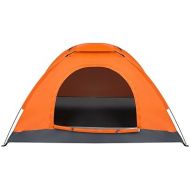Ministry of Warehouse Waterproof Camping Dome Tent Automatic Pop Up Orange Quick Shelter Outdoor Hiking Tent for 1 Person