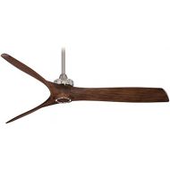 Minka Aire F853-BNMM, Aviation, 60 Ceiling Fan, Brushed Nickel with Medium Maple Blades