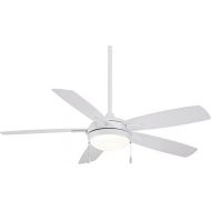 Minka-Aire F534L-WH, LUN-AIRE 54 LED Ceiling Fan, White Finish