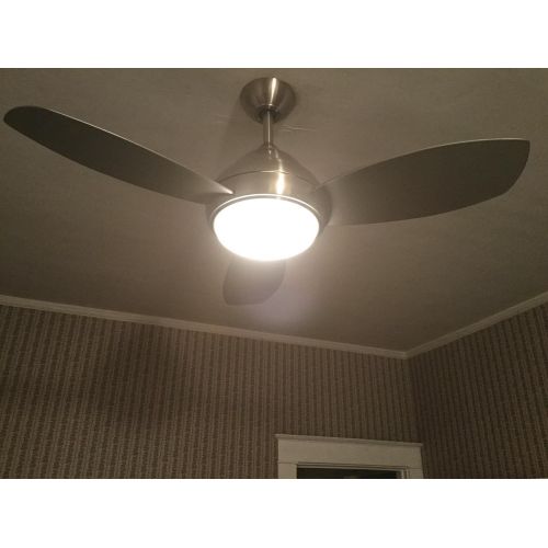  Minka-Aire F516L-WH, Concept I LED White 44 Ceiling Fan with Light & Remote Control