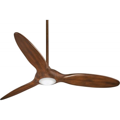  Minka-Aire F838L-DK, Force 60 LED Ceiling Fan & Remote Control, Distressed Koa Finish