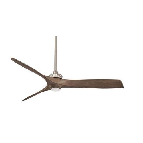  Minka-Aire F853L-BNAMP Aviation LED 60 Ceiling Fan with Remote Control, Brushed Nickel