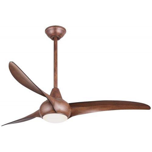  Minka-Aire F844-DK Light Wave 52 Ceiling Fan, Distressed Koa with Remote and Wall Control Bundle