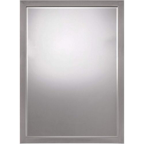  Minka Lavery Paradox Brushed Nickel 24 x 33 Wall Mirror