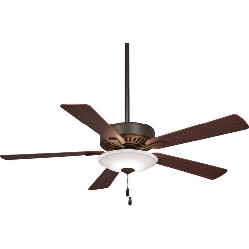  Minka-Aire F656L-PN Contractor Uni-Pack LED 52 5-Blade Ceiling Fan, Polished Nickel Finish with Silver Blades