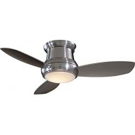 Minka-Aire Minka Aire F518L-BN Concept II LED Brushed Nickel 44 Flush Mount Modern Ceiling Fan with Remote