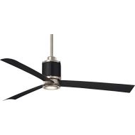 Minka-Aire Minka Aire F736L-BS/SDBK Ceiling Fan in Brushed Steel with Sand Black Finish