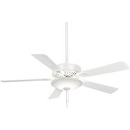 Minka-Aire F656L-WH, Contractor Uni-Pack 52 Ceiling Fan with LED Light, White Finish