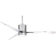 Minka-Aire Minka Aire F829L-CH/CH Ceiling Fan in Chrome with Chrome Finish