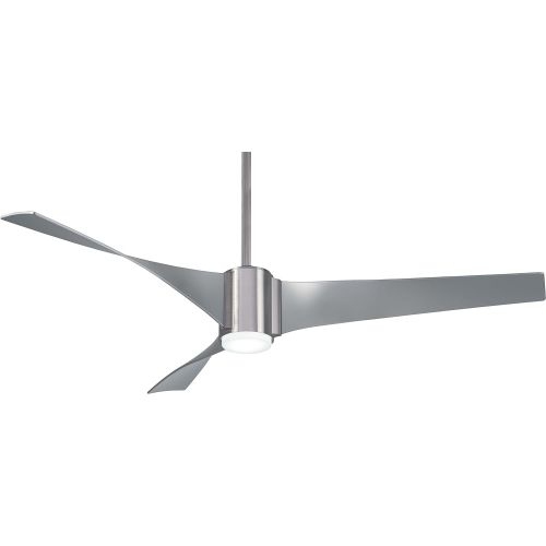  Minka-Aire 60 LED CEILING FAN,Brushed NickelSilver