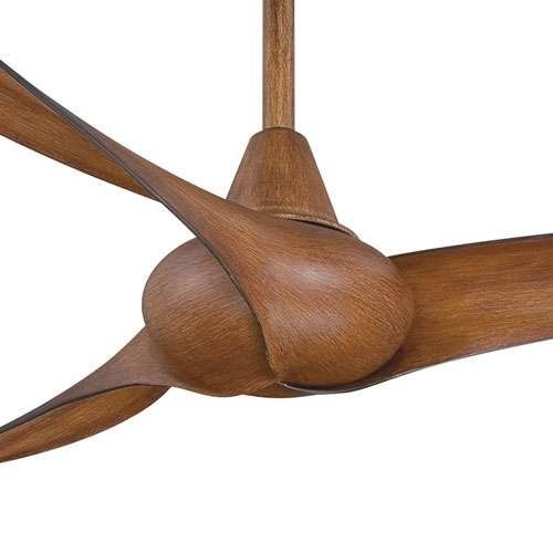  Minka-Aire F843-DK, Wave, 52 Ceiling Fan, Distressed Koa with Remote and Wall Control Bundle