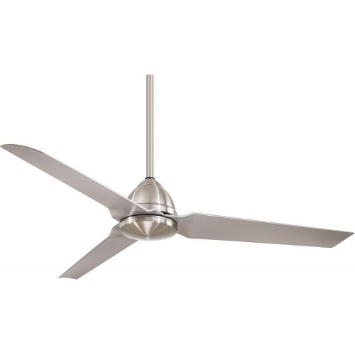  Minka-Aire F753-BNW, Java Brushed Nickel Wet 54 Outdoor Ceiling Fan with Remote Control