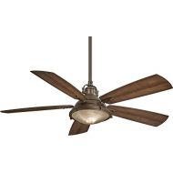 Minka-Aire F681-ORB Groton 56 Ceiling Fan with Light & Remote Control, Oil Rubbed Bronze