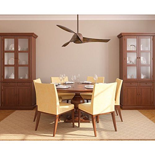  Minka-Aire F803L-DK, Artemis LED Distressed Koa 58 Ceiling Fan with Light, Distressed Koa (LED Light),