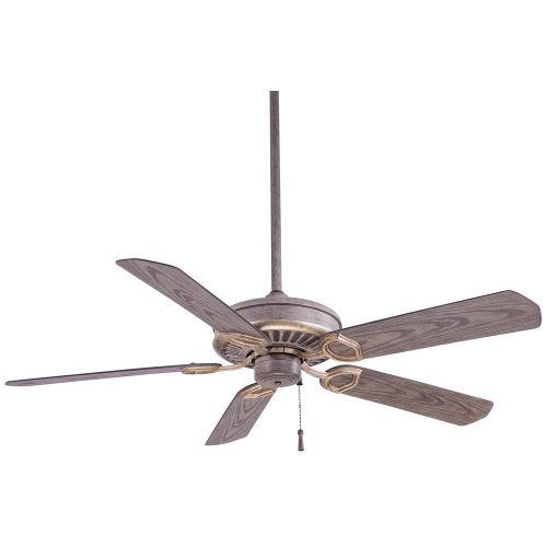  Minka-Aire Minka Aire F589-DRF Sundowner - 54 Outdoor Ceiling Fan, Driftwood Finish with Driftwood Blade Finish