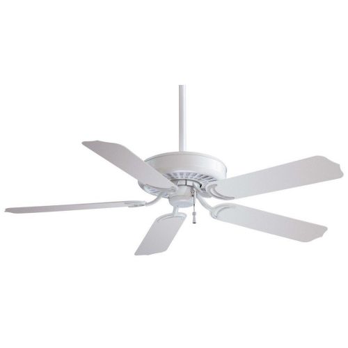  Minka-Aire Minka Aire F571-WH Sundance - 52 Outdoor Ceiling Fan, White Finish with White Blade Finish