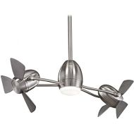 Minka-Aire F304L-BN/SL Gyro LED 42 Ceiling Fan with Wall Control, Brushed Nickel