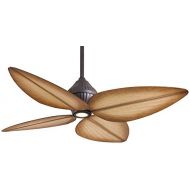 Minka-Aire Minka Aire F581-ORB Gauguin - 52 Outdoor Ceiling Fan with Light Kit, Oil Rubbed Bronze Finish with Bahama Beige Blade Finish