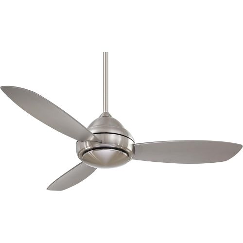  Minka-Aire F517L-BN, Concept I 52 LED Ceiling Fan, Brushed Nickel Finish with Silver Blades