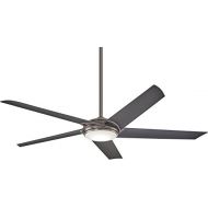 Minka-Aire F617L-GM Raptor LED 60 Ceiling Fan with Remote Control, Gun Metal