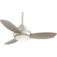 Minka-Aire F516L-PN, Concept I LED 44 Ceiling Fan, Polished Nickel Finish with Silver Blades