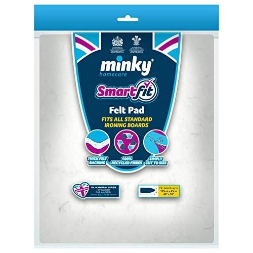  [아마존베스트]Minky Homecare SmartFit Felt Pad, 49 x 18, White