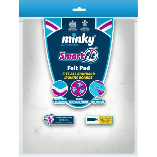  [아마존베스트]Minky Homecare SmartFit Felt Pad, 49 x 18, White