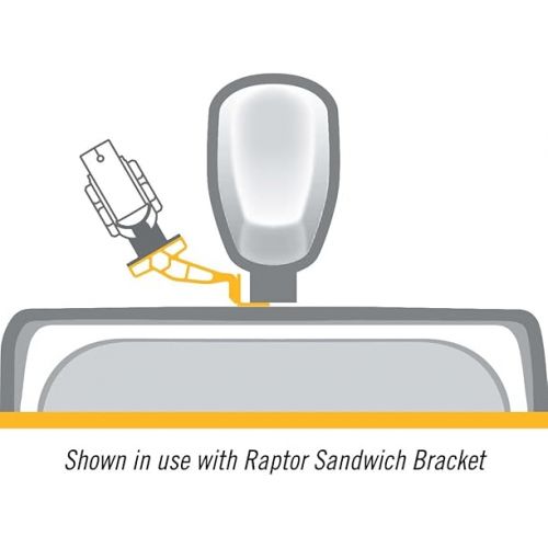  Minn Kota 1810362 Raptor Jack Plate Adapter Bracket - Starboard, 2