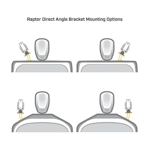  Minn Kota 1810376 Raptor Direct Mount Angle Bracket, White