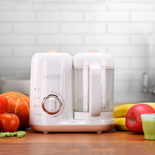  [아마존베스트]Minne QOOC 4-in-1 Baby Food Maker Pro