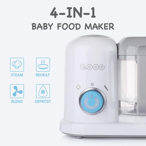  Minne QOOC 4-in-1 Mini Baby Food Maker