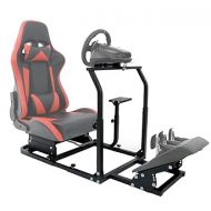 Minneer Driving Simulator Cockpit Superstable Mount Match Seat Fit for Logitech/Thrustmaster/Fanatec G29/G920/G923/G27/T248/TX Racing Steering Wheel Stand(Seat, Wheel, Pedals, Handbrake Not Included