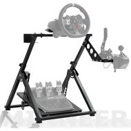 Minneer X-Shape Foldable Racing Steering Wheel Stand Fits for Logitech/Thrustmaster/Fanatec/PXN/Moza G29/G920/G923/T248/T300/TX/V9/R5 Racing Wheel Simulator Cockpit(Wheel,Pedal,Handbrake Not Included)
