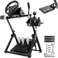 Minneer Youth X PRO Racing Wheel Stand Height Adjustable with Shifter Upgrade for Logitech G25,G27,G29,G920,G923,Thrustmaster TMX, T80, Gaming Steering Simulator Cockpit Wheel and