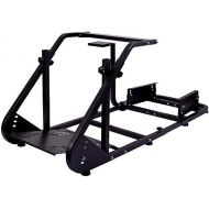 Minneer Racing Wheel Stand Suitable for G25 G27 G29 G920 Racing Wheel Steering Wheel Stand Racing Game Stand Simulator Cockpit with Capacity 220LBS Without Wheel and Pedals (Black)