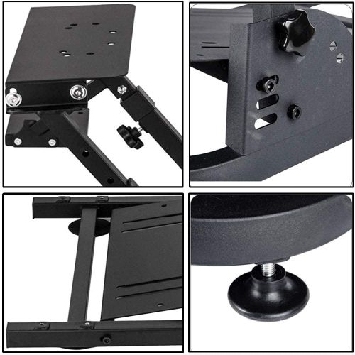  Minneer Racing Wheel Stand Pro Compatible with Logitech G920，G29，G25, G923 , Racing Simulator Steering Wheel Simulator Stand Gaming Fame Mount, Foldable & Tilt-Adjustable，Wheel and