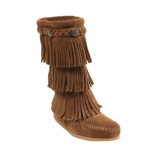  Minnetonka Girls 3 Layer Calf Boot